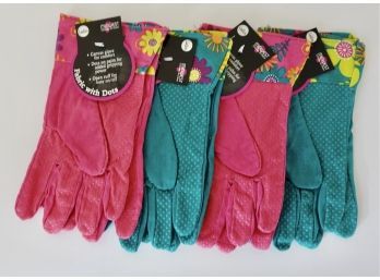 4 Pairs Of New Retro Style Garden Gloves