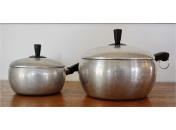 Mid Century Wear-Ever Sauce Pans With Lids