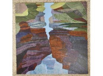 Serigraph Of Canyon Scene By Marilyn Markowitz, Unsigned