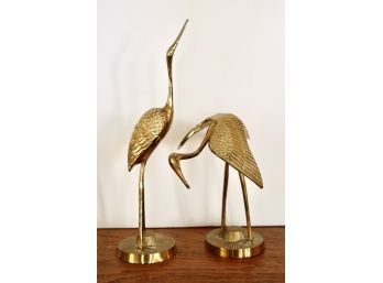 Iconic Mid Century Brass Cranes