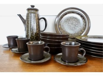 Vintage Franciscan Madeira Dinnerware With Coffee Pot