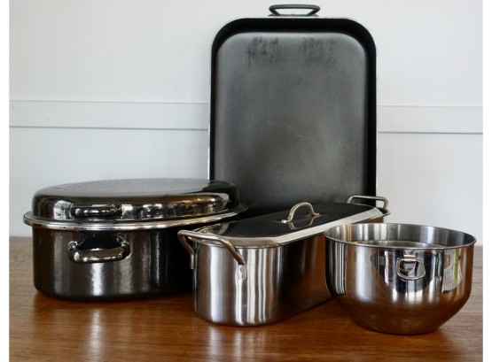 Assorted Pans And Bowls