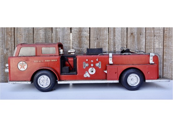 Vintage Diecast Texaco Fire Chief Truck By AMF Wen Mac Corp