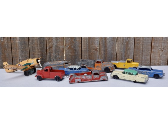 Vintage Diecast Trucks & Cars, Most Are Between 5' And 6'