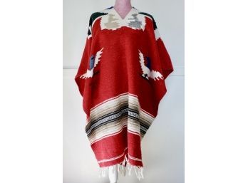 Mexican Woven Poncho