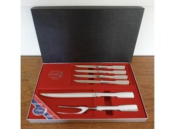 Towle Carvell Hall Carving Set & Steak Knives In Box