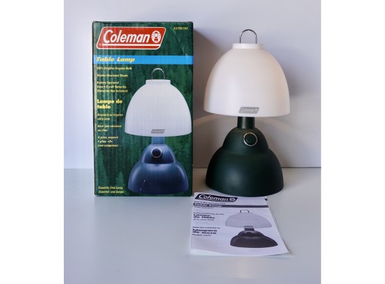 Coleman Table Lamp In Box