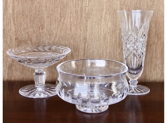 3 Pieces Of Waterford Crystal