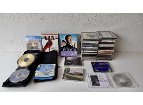 Assorted CD's And DVD's.