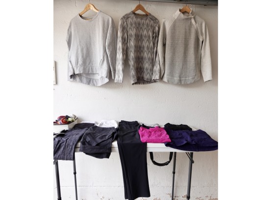 Women's Workout Gear Including Athleta, Smartwool, Lole, Kuhl, Adidas, Title Nine, Mostly S, 4, Some 6 And XS