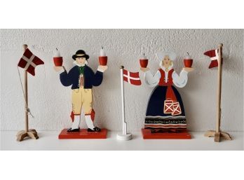 Wooden Swedish Candleholders And More