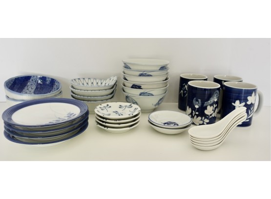 Japanese Ceramics In Blue And White