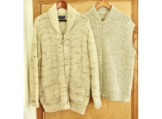 Vintage Men's Pendleton Wool Sweater & More.