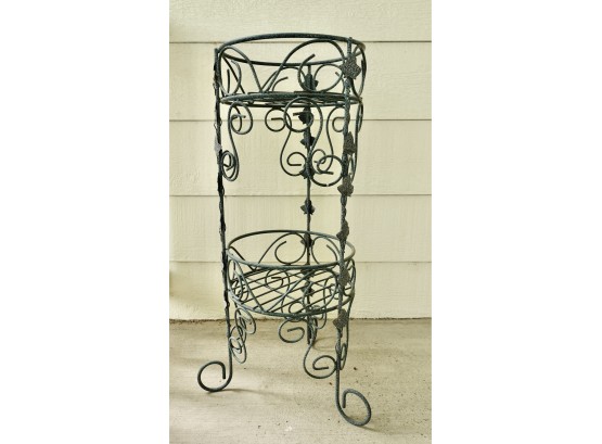 Tiered Metal Plant Stand