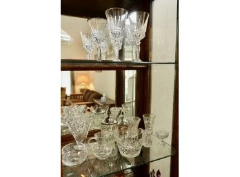 Fancy Glass Stems And Other Serving Pieces