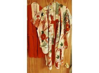 2 Vintage Kimonos For Children Or Small Adults
