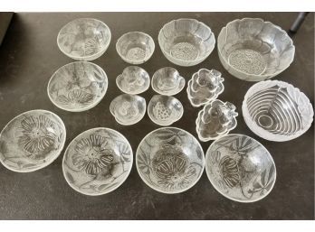 Pretty Pressed Glass Bowls