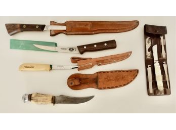 Knives Including Buffalo Skinner & Western
