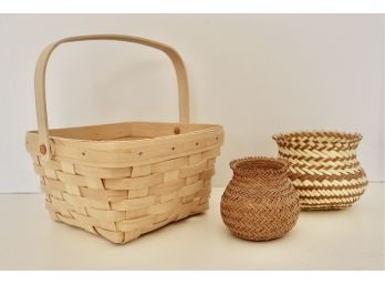 3 Baskets, One Is Longaberger