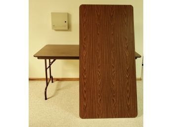 2 5' Folding Tables In Good Condition