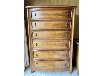 Beautiful Bow Front Dresser, As Is