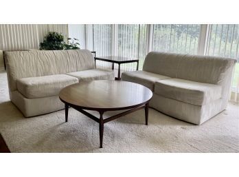 Pair Of Vintage Sectional Carson's Sofa Pieces