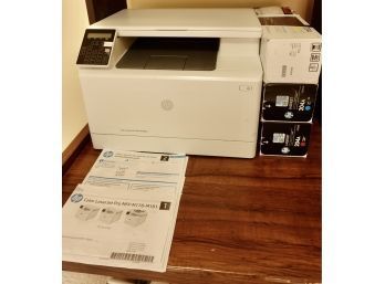 HP Laserjet Pro MFP M180nw Printer With 3 New Cartridges