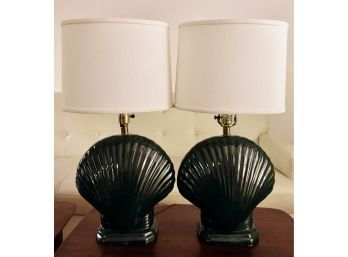 Pair Of Vintage Ceramic Lamps