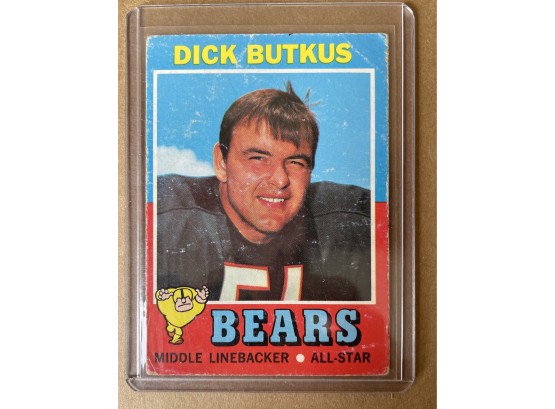 1971 Topps Football - Dick Butkus