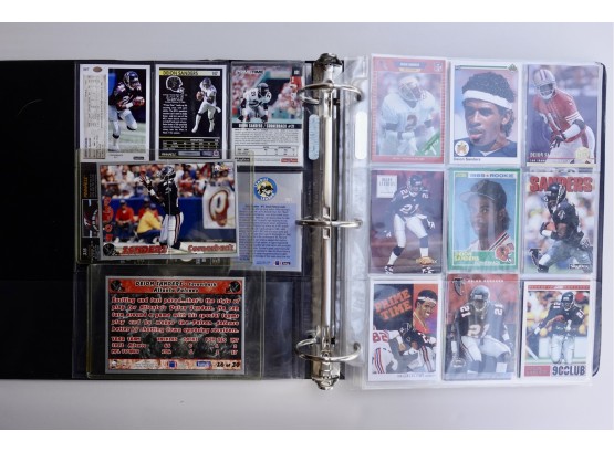 Deion Sanders Collection Baseball & Football Including Rookies  (#133)