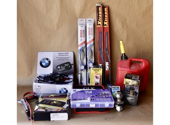 Auto Maintenance And Parts Including Windsheild Wipers, Oil Filters, Battery Chargers, & More