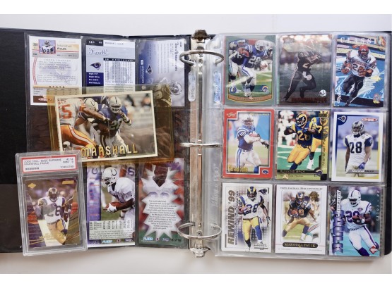 Marshall Faulk Collection Including Rookies 180 Cards  (#141)