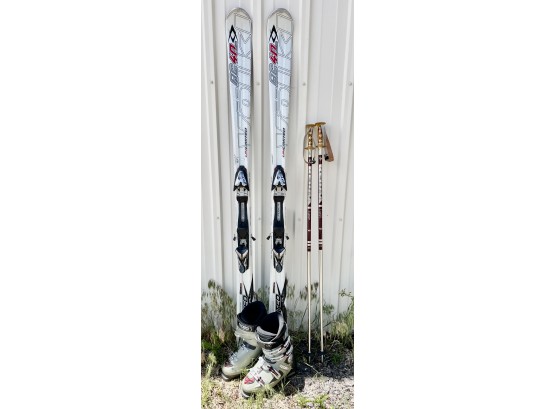 Volki Ac 40 Carbon Skis With Kerma Poles And Technica Rival X9 Boots