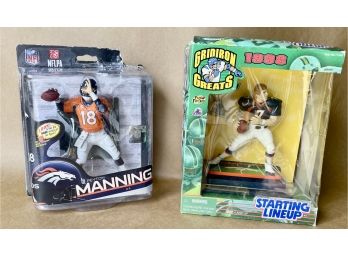 Starting Line Up Collectable Figures 1998 John Elway And Payton Amnning