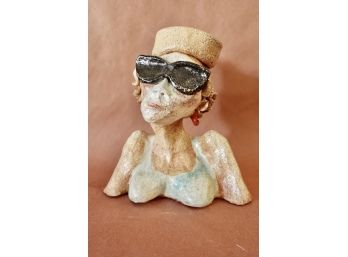 Woman In Sunglasses By Ann Hoyt