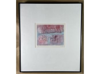 Signed Numbered Monotype, 'Purgatory Chasm', By Artist Ann Hoyt