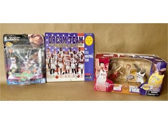 NBA Michael Jordan, Shaquille O'neal Figures And Dreamteam 1992-1993 Calendars