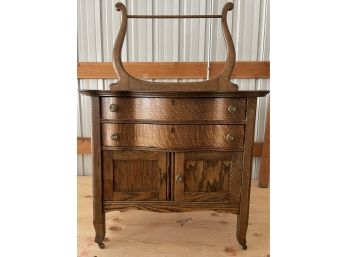 Antique Bow Front Dry Sink