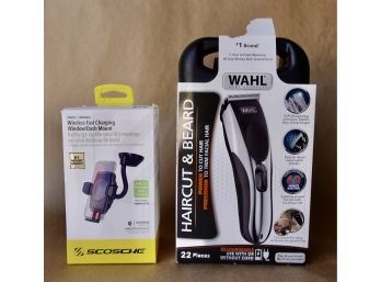 Wahl Clippers & Scosche Fast Charging Phone Mount, Both New In Box