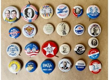 Reproduction Political Buttons