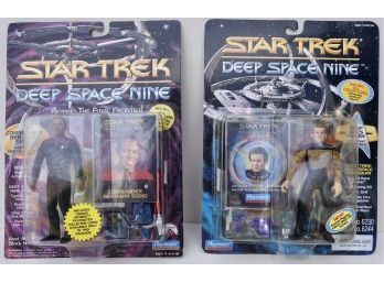 Star Trek Deep Space Nine Chief Miles O'Brien In Box (unopened) - Playmates & Star Trek Deep Space Nine Comman