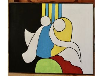 Framed Painting On Canvas