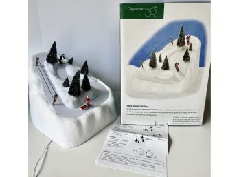 Department 56 Village Animated Ski Slope In Box
