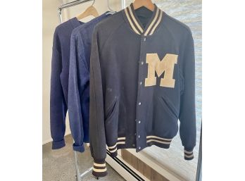 Vintage Letter Jacket And Sweaters