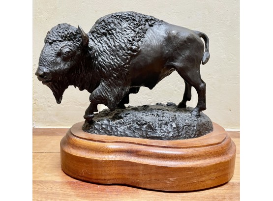 Bronze Buffalo By Johnny Watkins