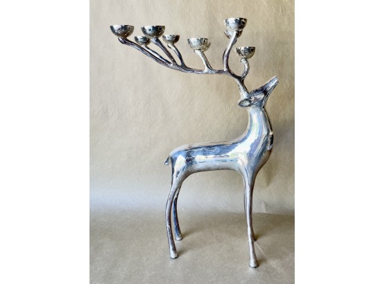 20' Heavy Pottery Barn Reindeer Candle Holder