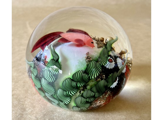 Orient & Flume Glass Art  Paperweight