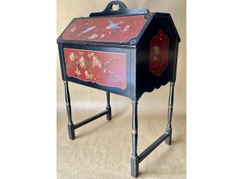 Painted Antique Sewing Box