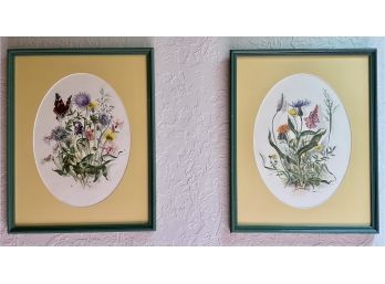 Pair Of Botanicals Framed Prints