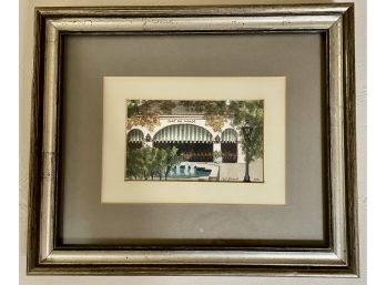 Signed  By Gail Bryant 1984 Original Ink & Watercolor